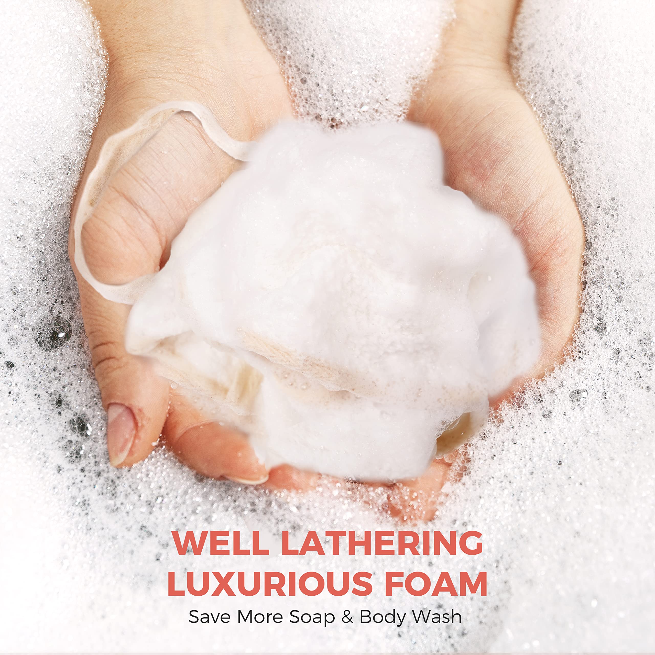 ZOMCHI quick lather with minimal soap delivers spa-like bubbles.