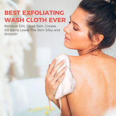 ZOMCHI rough-side exfoliates effectively for deeper skin care experiences.