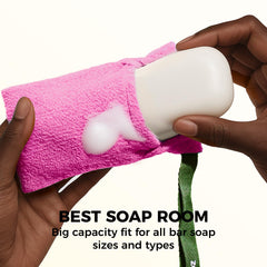 ZOMCHI rough exfoliation pocket delivers vigorous scrub for feet and elbows.