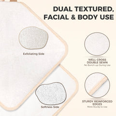 ZOMCHI soft-side washcloth delivers gentle cleansing for sensitive areas.