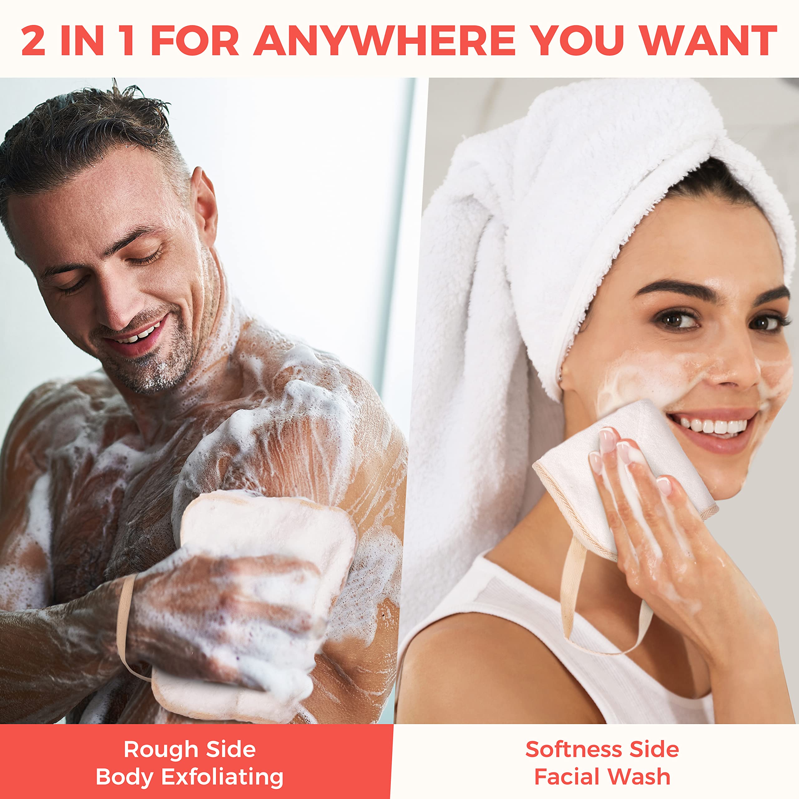ZOMCHI three-layer construction resists wear for long-lasting towels.