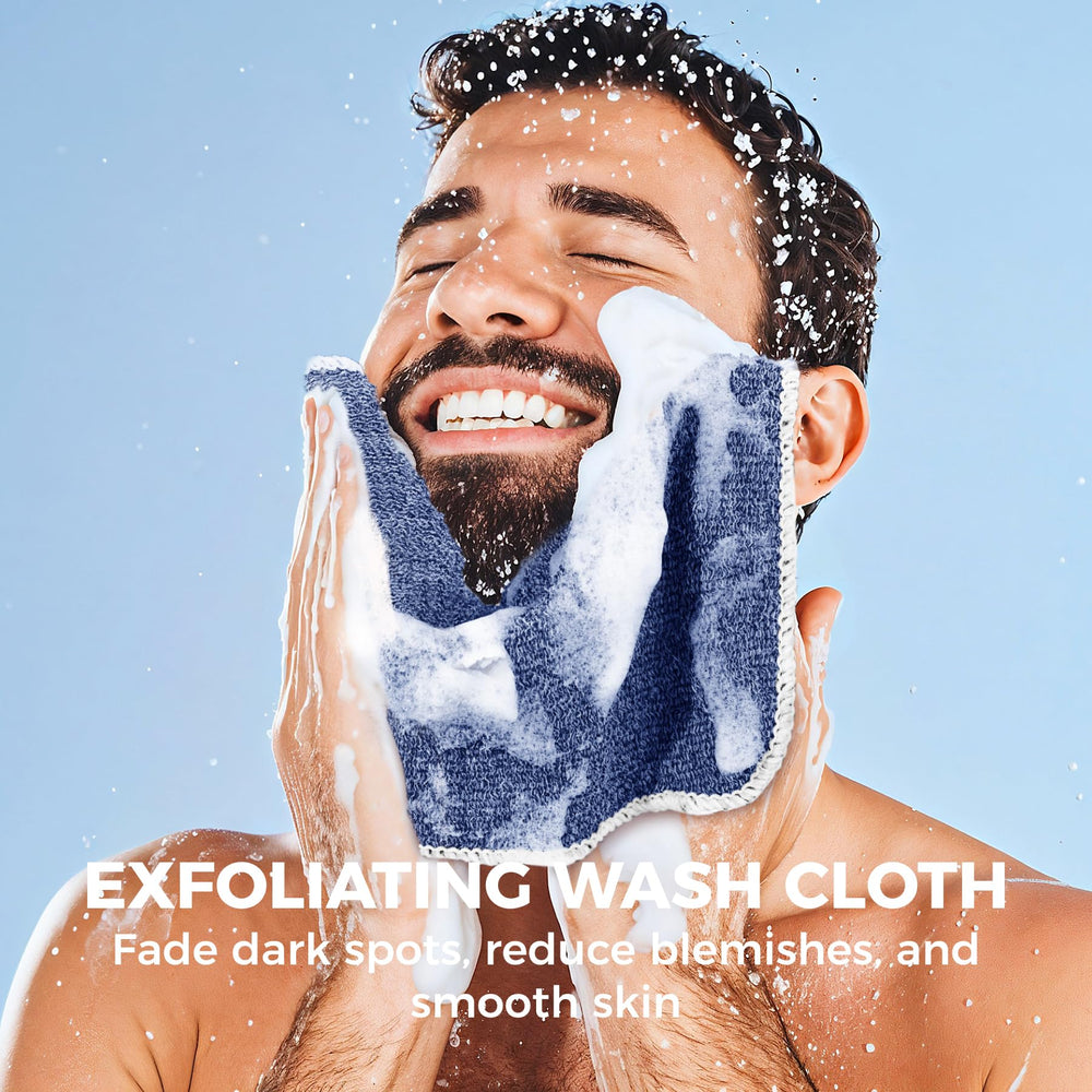 ZOMCHI washcloth rich lather with minimal soap for efficient cleansing.