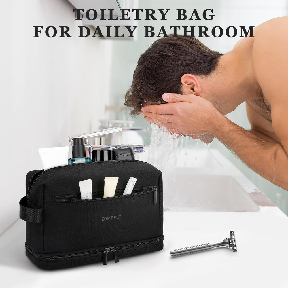 ZOMFELT Toiletry Bag versatile for men and women as daily organizer.