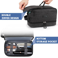 ZOMFELT water-resistant canvas bag cleans easily after travel or spills.