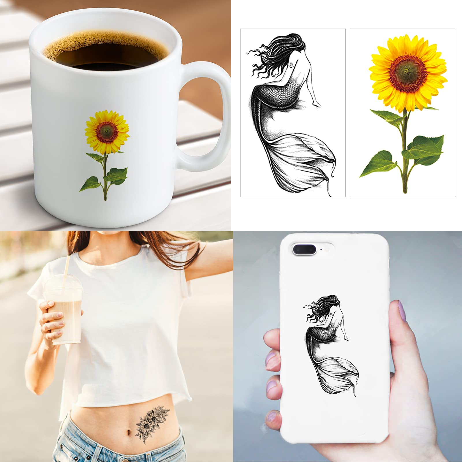 Zomme apply and remove tattoo sheets offer quick fashion updates for any event.