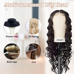 ZOMOI wig caps and pins set for secure wig fitting