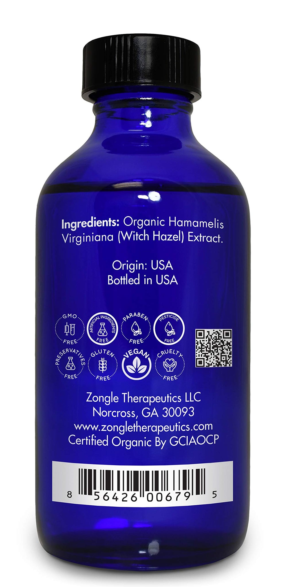 Zongle Therapeutics witch hazel on bathroom shelf – simple daily skincare addition