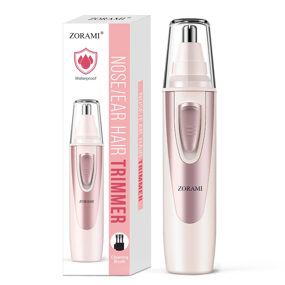 ZORAMI ear-nose-hair-trimmer cordless design for quick grooming