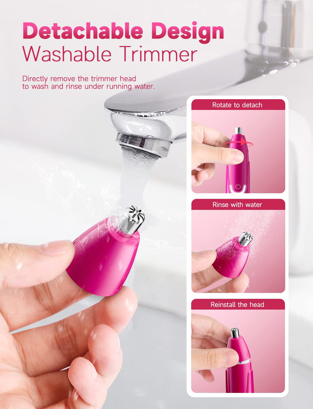 ZORAMI compact travel-friendly design for quiet morning grooming.