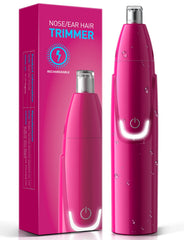 ZORAMI rechargeable ear-nose trimmer charging with USB-C for on-the-go grooming.