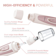 ZORAMI removable-trimmer-head simplifies cleaning after use