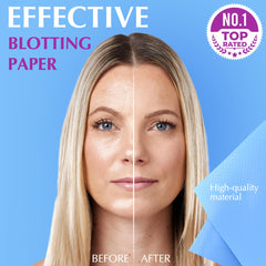 Soft, silky blotting paper from Zorom's absorbs oil without tugging
