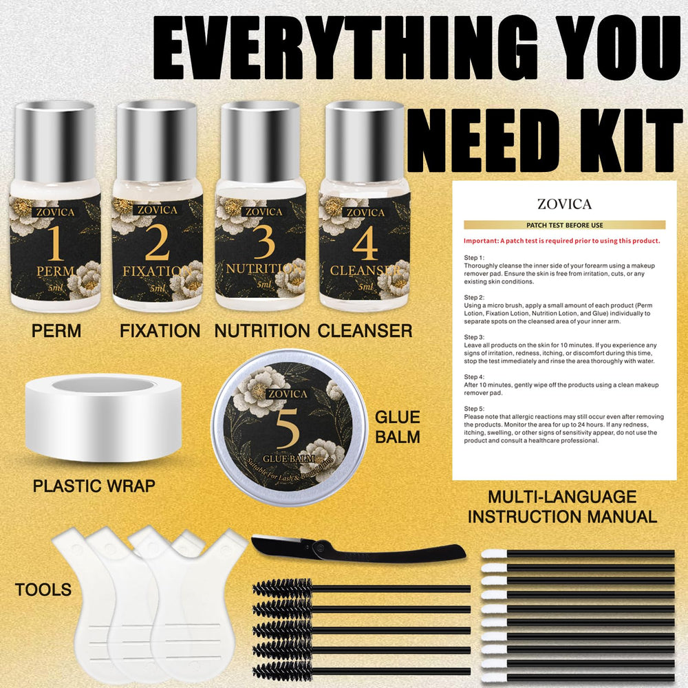 Zovica Brow Lamination Kit multi-use value supports repeat salon-like results