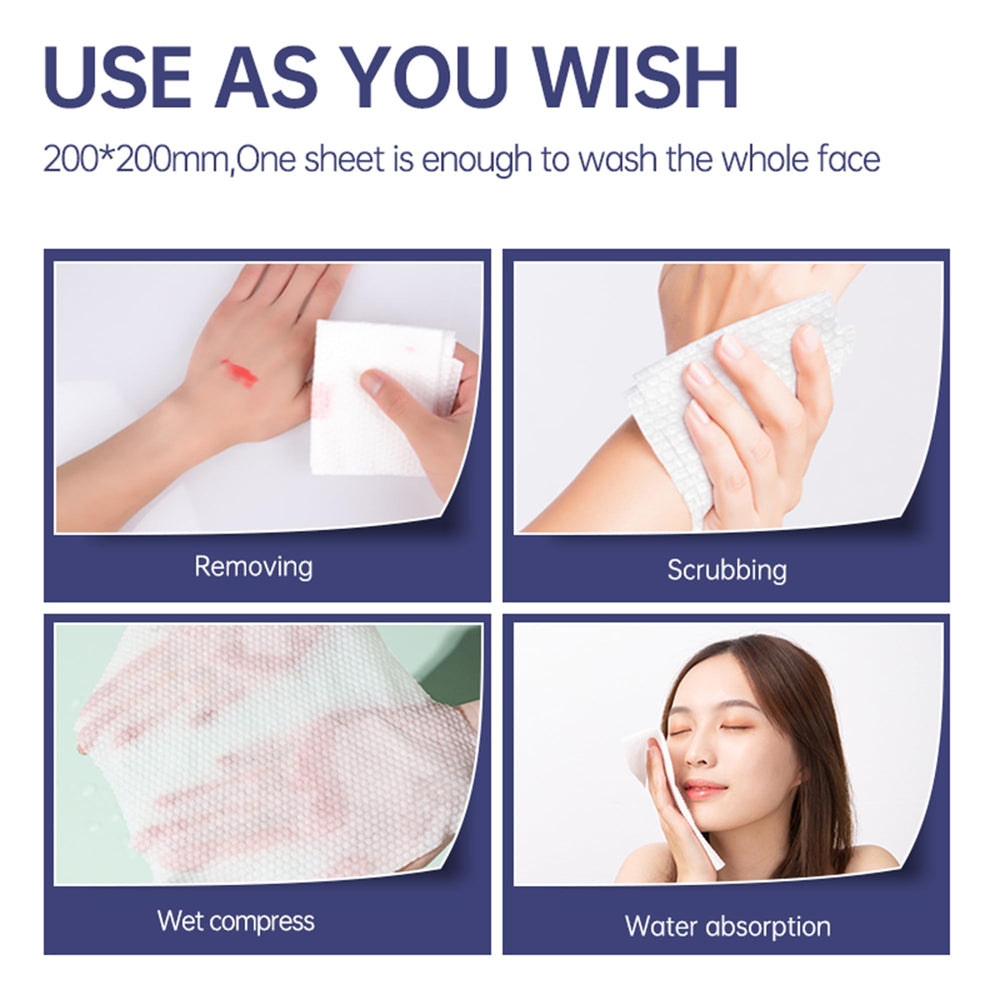 ZPCO Face Clean Towels lint-free surface for residue-free cleansing