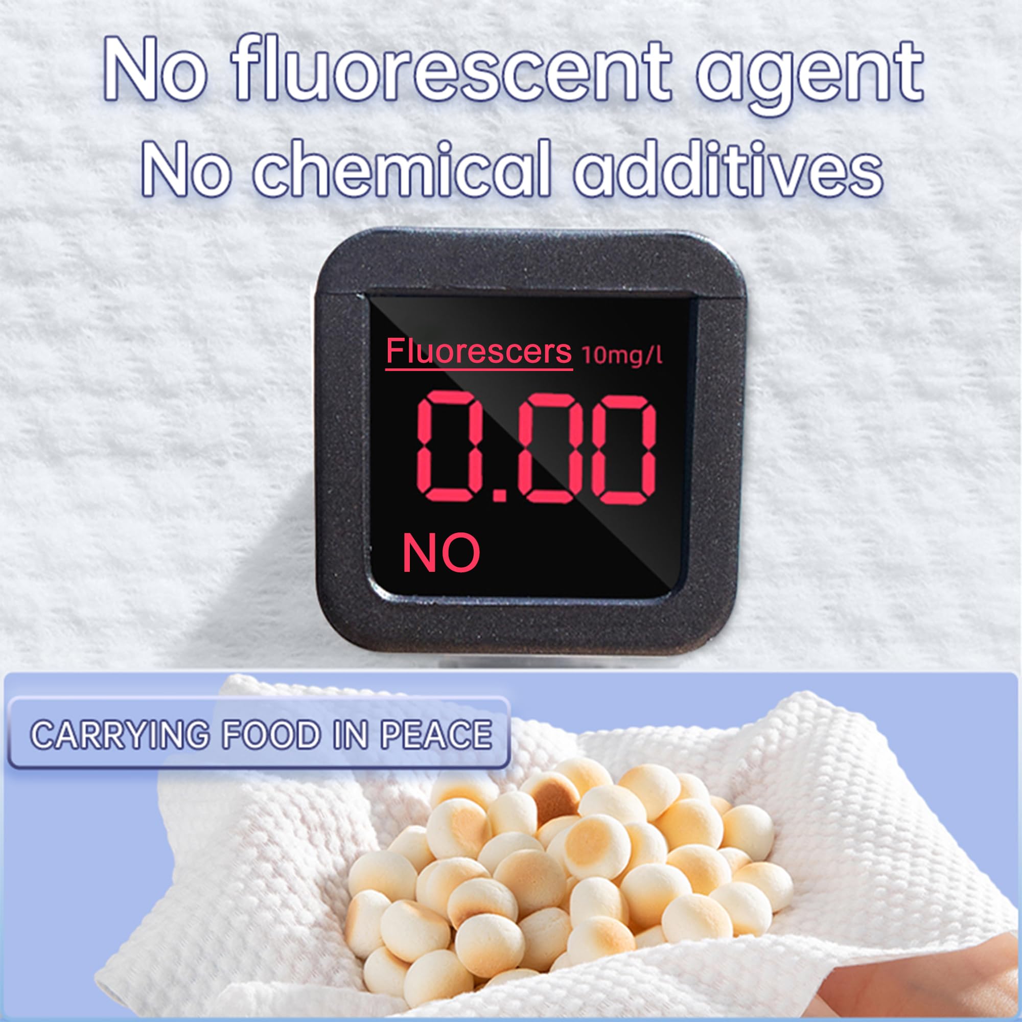 ZPCO Face Clean Towels unscented design suitable for sensitive skin