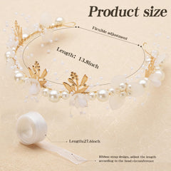 ZPEXRV flower girl hair accessory for charming photos and comfortable wear.