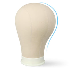 ZQIAN BEAUTY 21-inch mannequin head front view for accurate wig fitting.