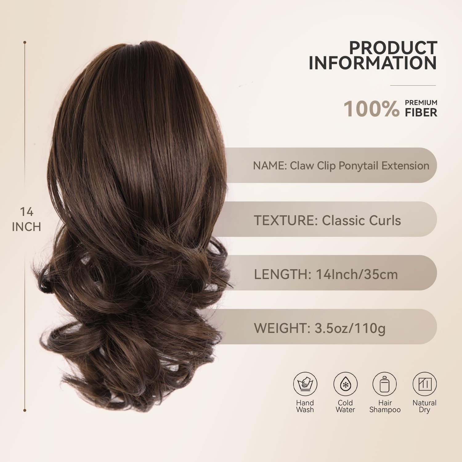 ZQIAN BEAUTY detalle de la pinza para fijación segura
