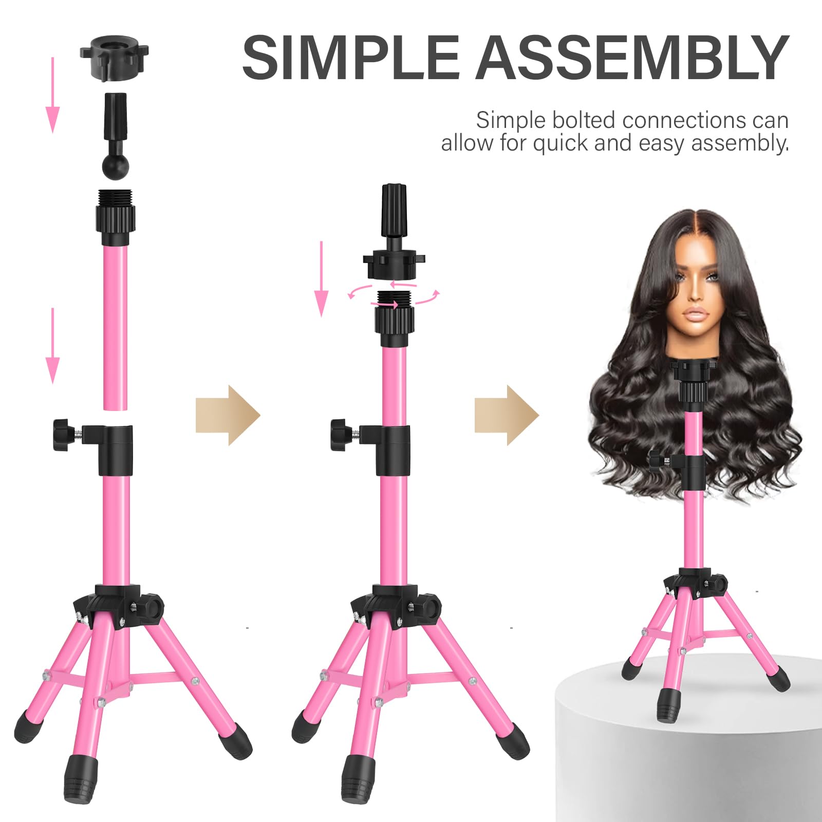 ZQIAN BEAUTY small, lightweight stand suits desk use.