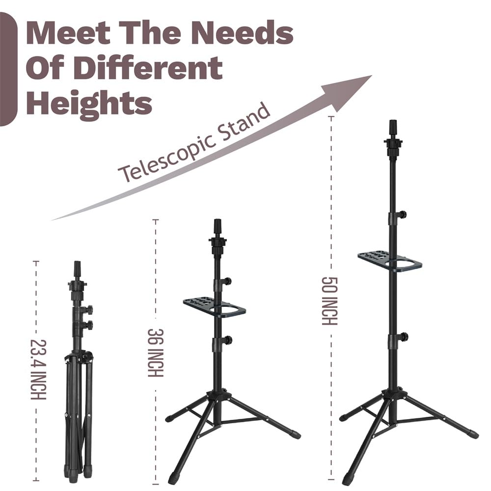 ZQIAN BEAUTY stainless-steel tripod legs provide solid support for long practice sessions.