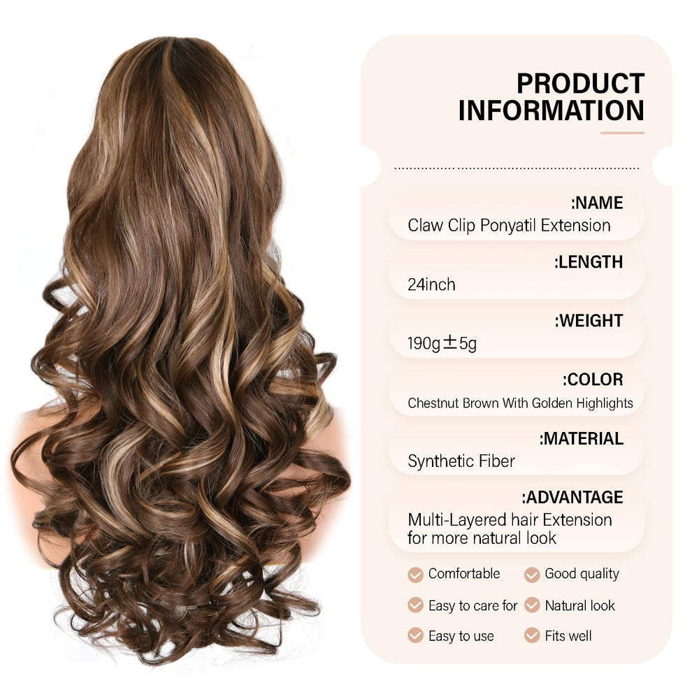 ZQIAN BEAUTY synthetic heat resistant fibers blend naturally with real hair