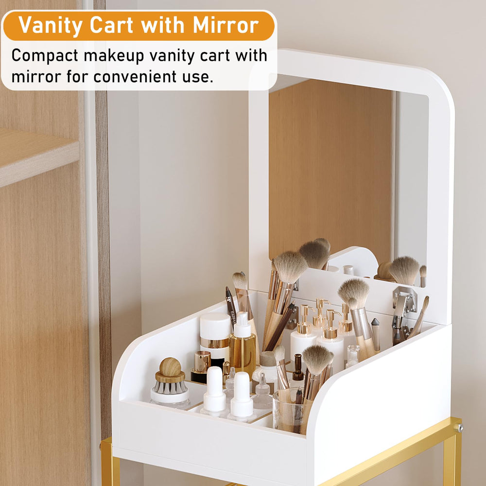 ZQUYAJ middle-open shelf is ideal for lotions and perfumes at quick access
