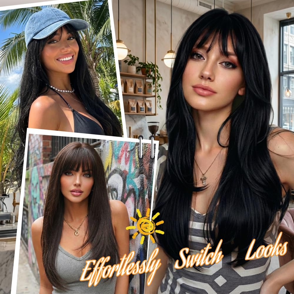 ZRLK party-ready black wig worn for weddings or celebrations.