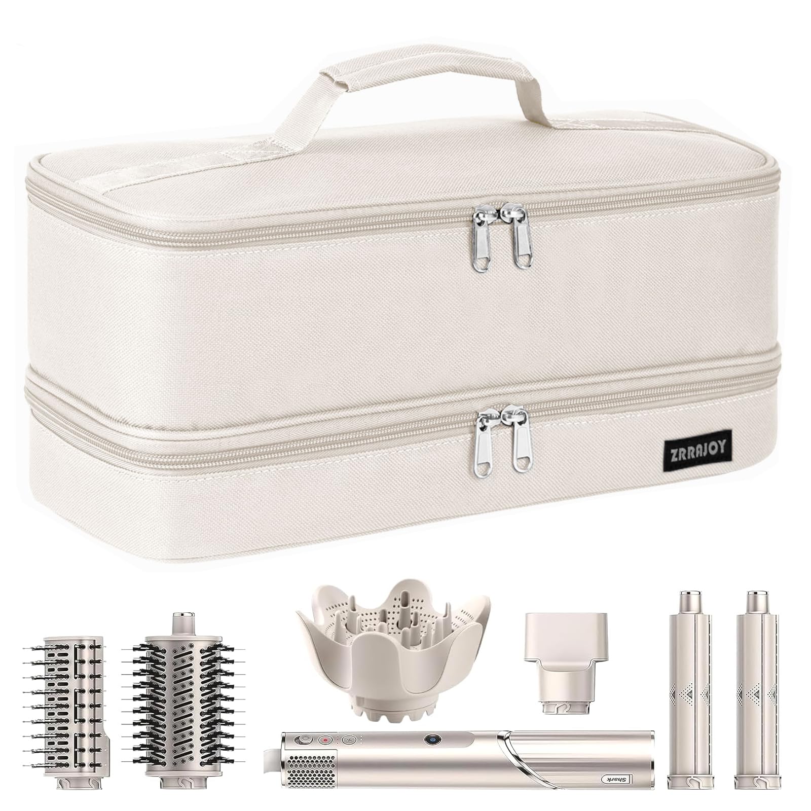 ZRRAJOY double-layer storage case for Shark Flexstyle top view keeps tools organized on the go.