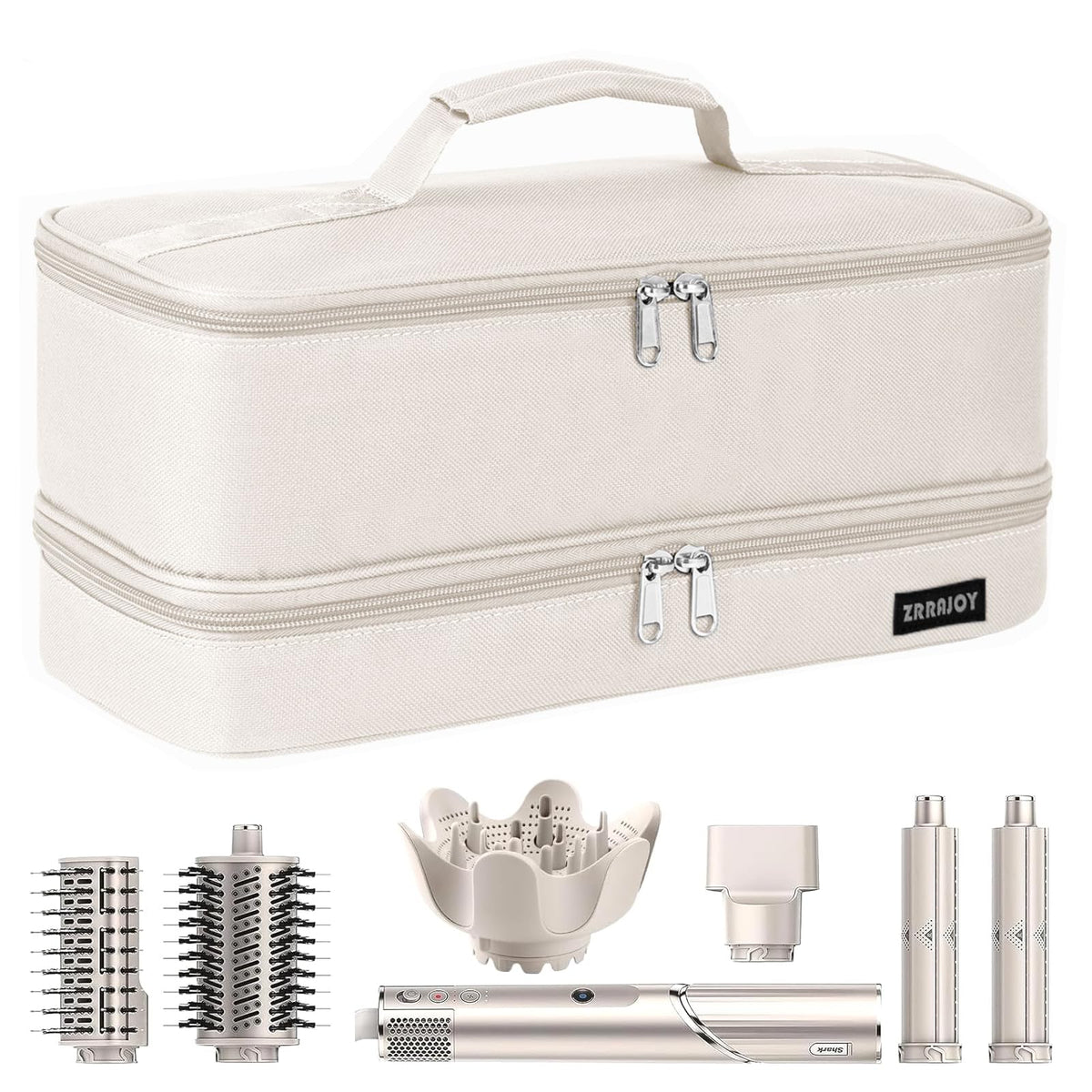 ZRRAJOY double-layer storage case for Shark Flexstyle top view keeps tools organized on the go.