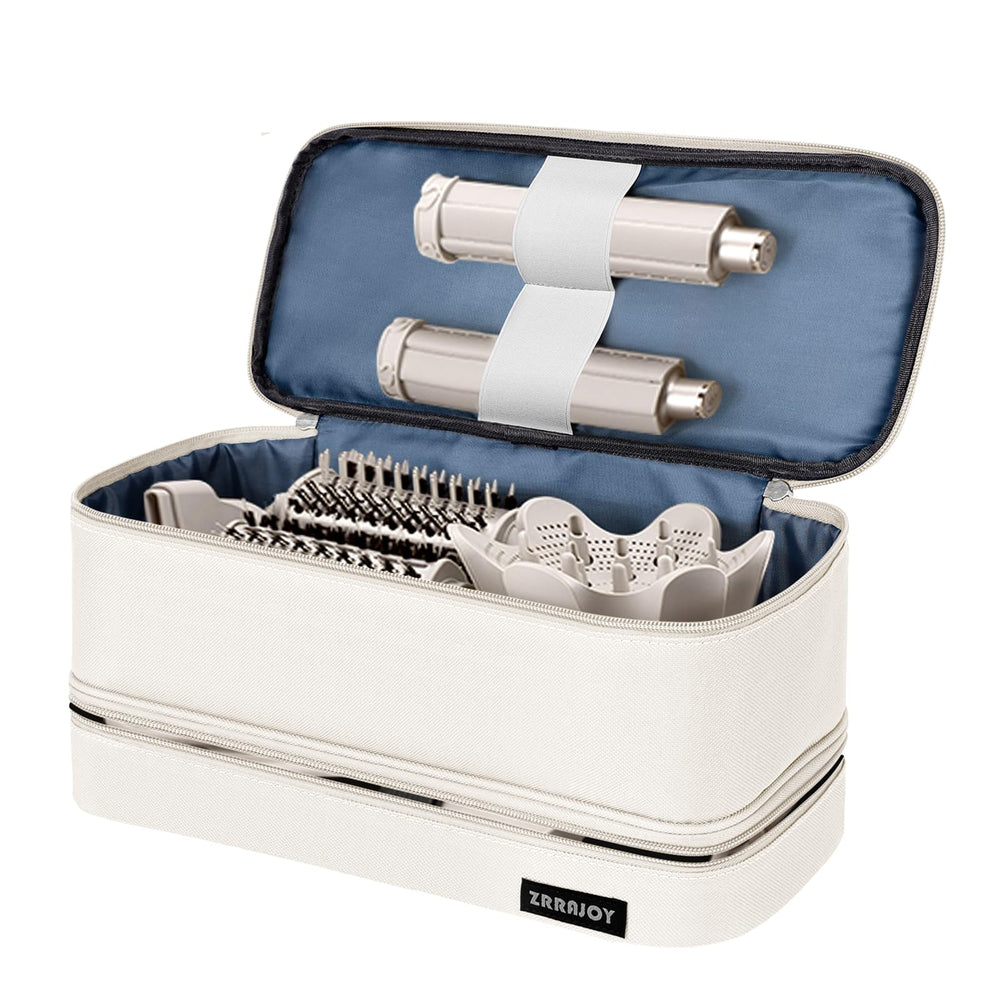 ZRRAJOY Shark Flexstyle and Dyson Airwrap attachments fit securely in the case.