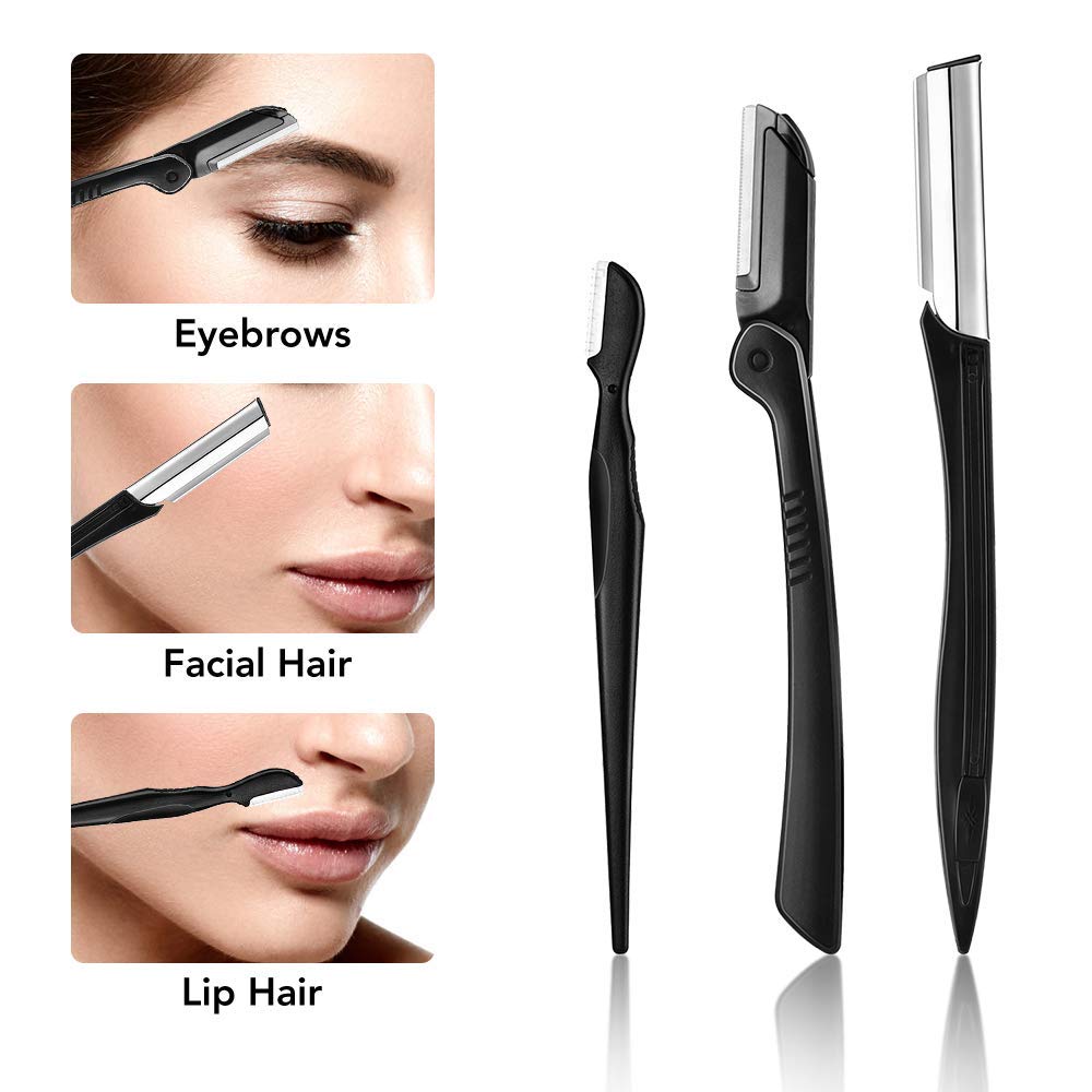 ZTRHYOO eyebrow brushes trio for neat, defined brows.