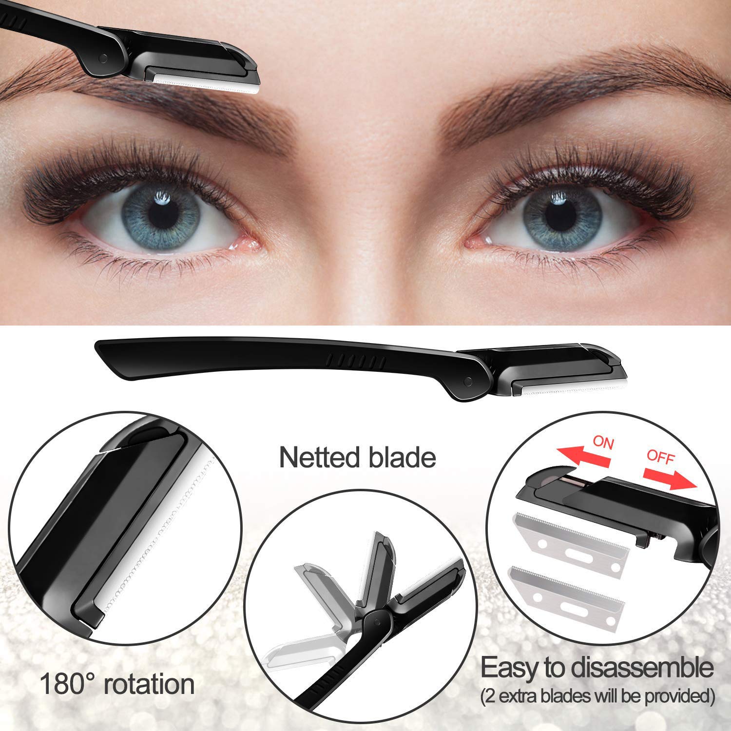 ZTRHYOO eyebrow tweezer for precise removal of stray hairs.