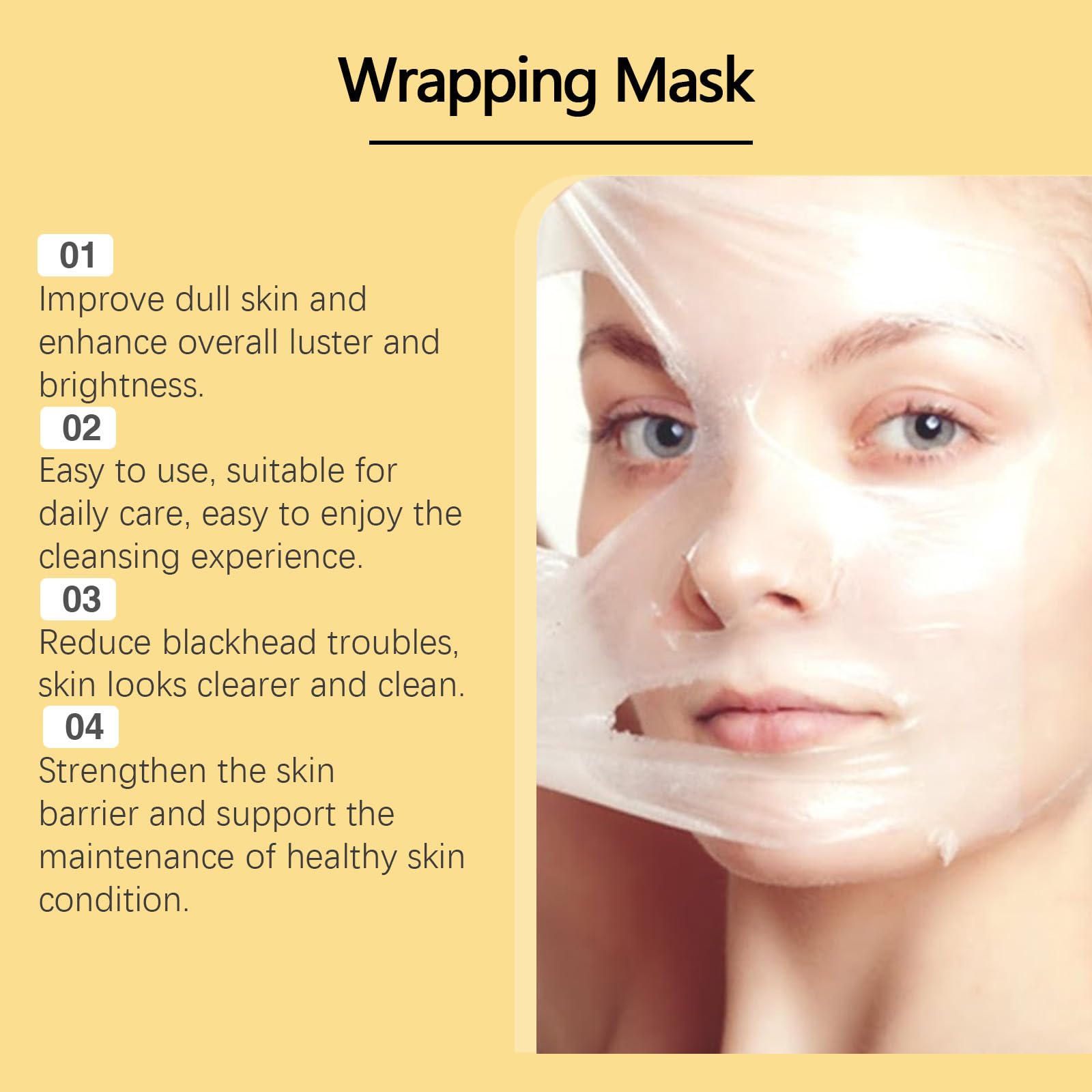 ZTSGU face mask jar shows creamy formula for deep hydration and glow.