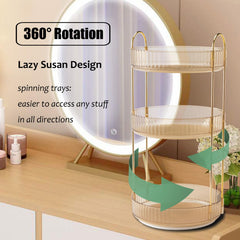 Zufudo clear trays reveal contents at a glance, reducing clutter.