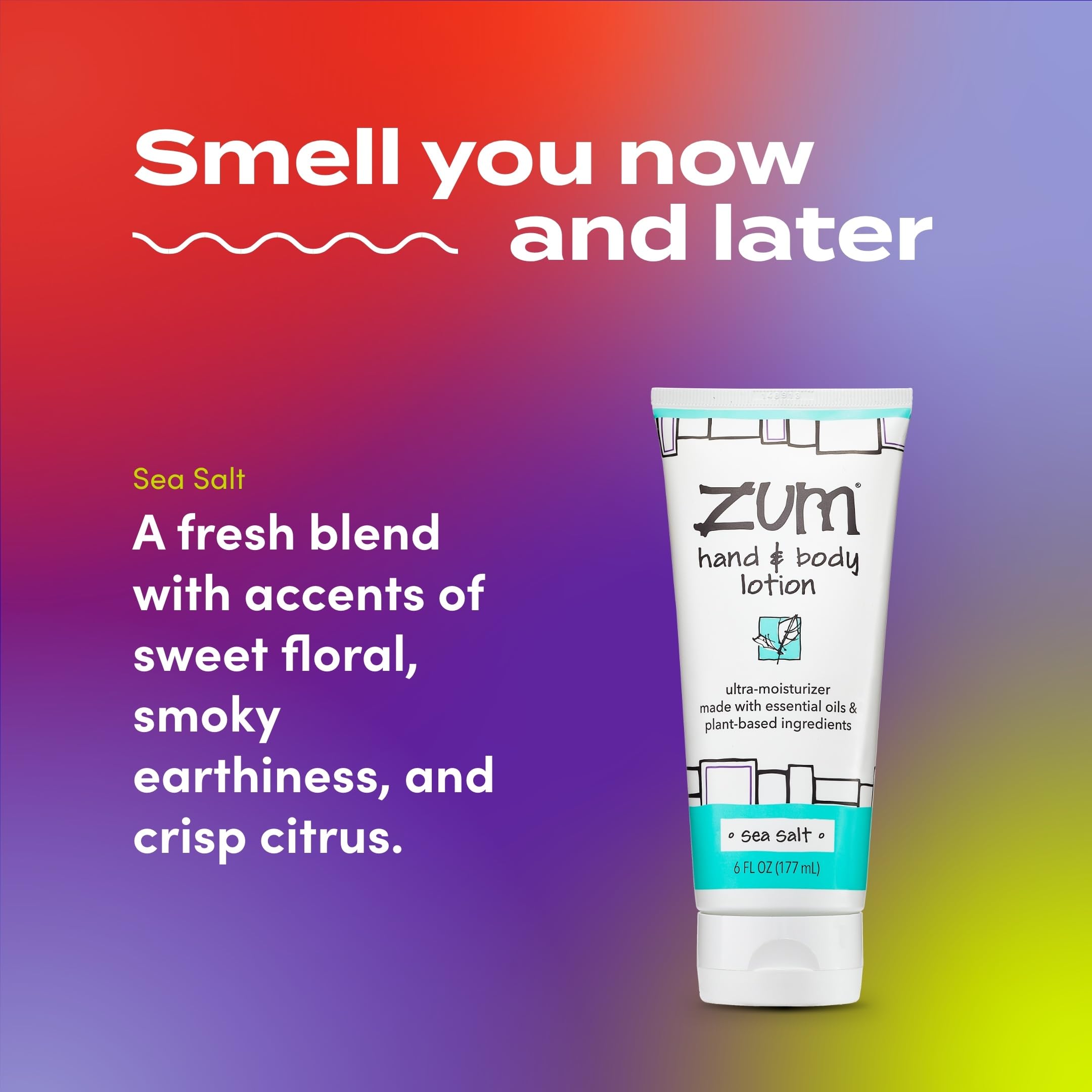Zum Sea Salt lotion ingredients spotlight featuring shea butter and aloe