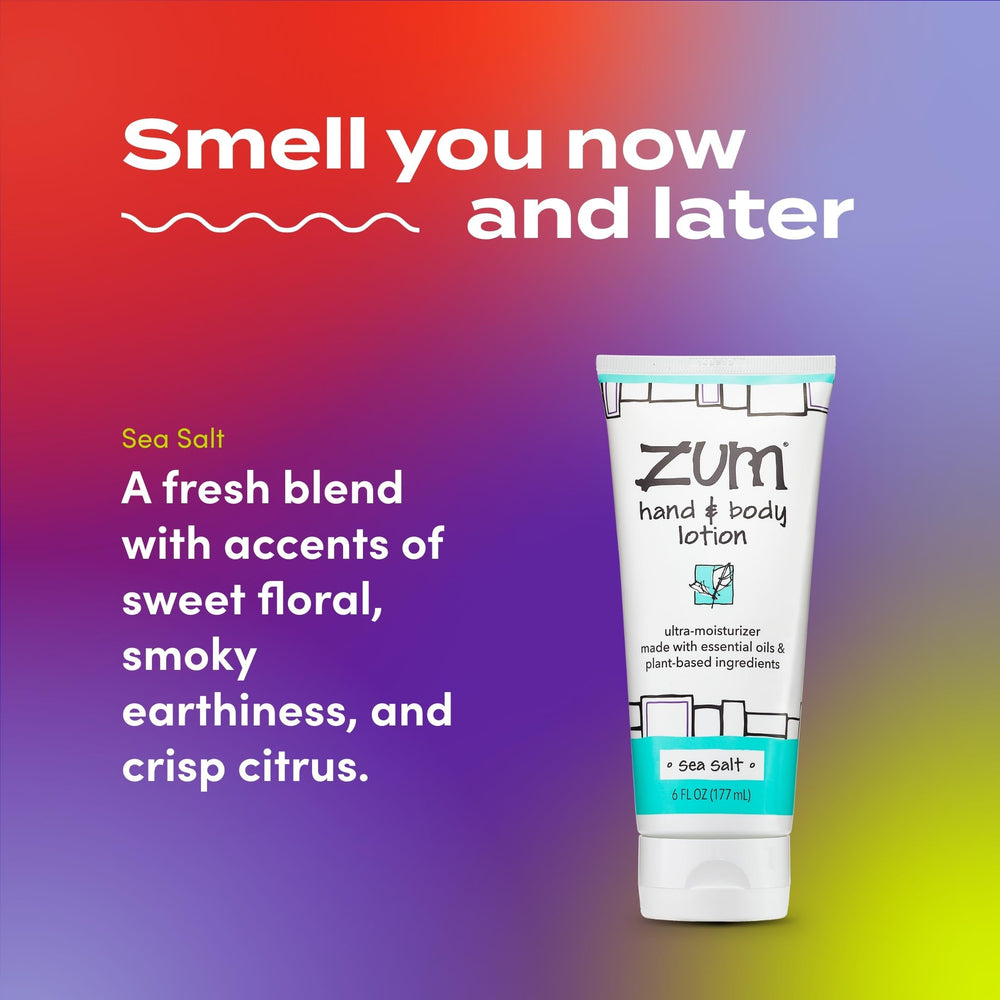 Zum Sea Salt lotion ingredients spotlight featuring shea butter and aloe