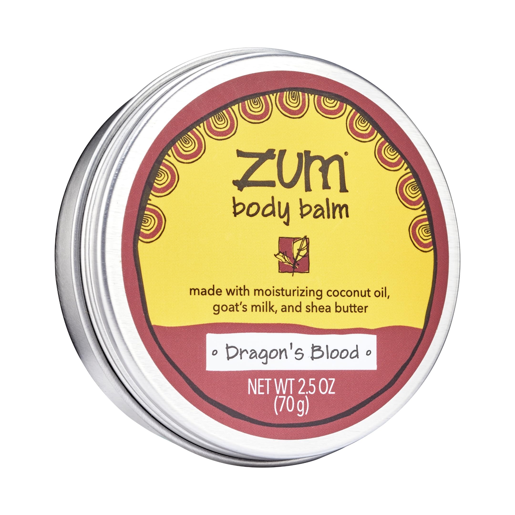 Zum Indigo Wild Body Balm jar highlights rich moisture for dry skin.
