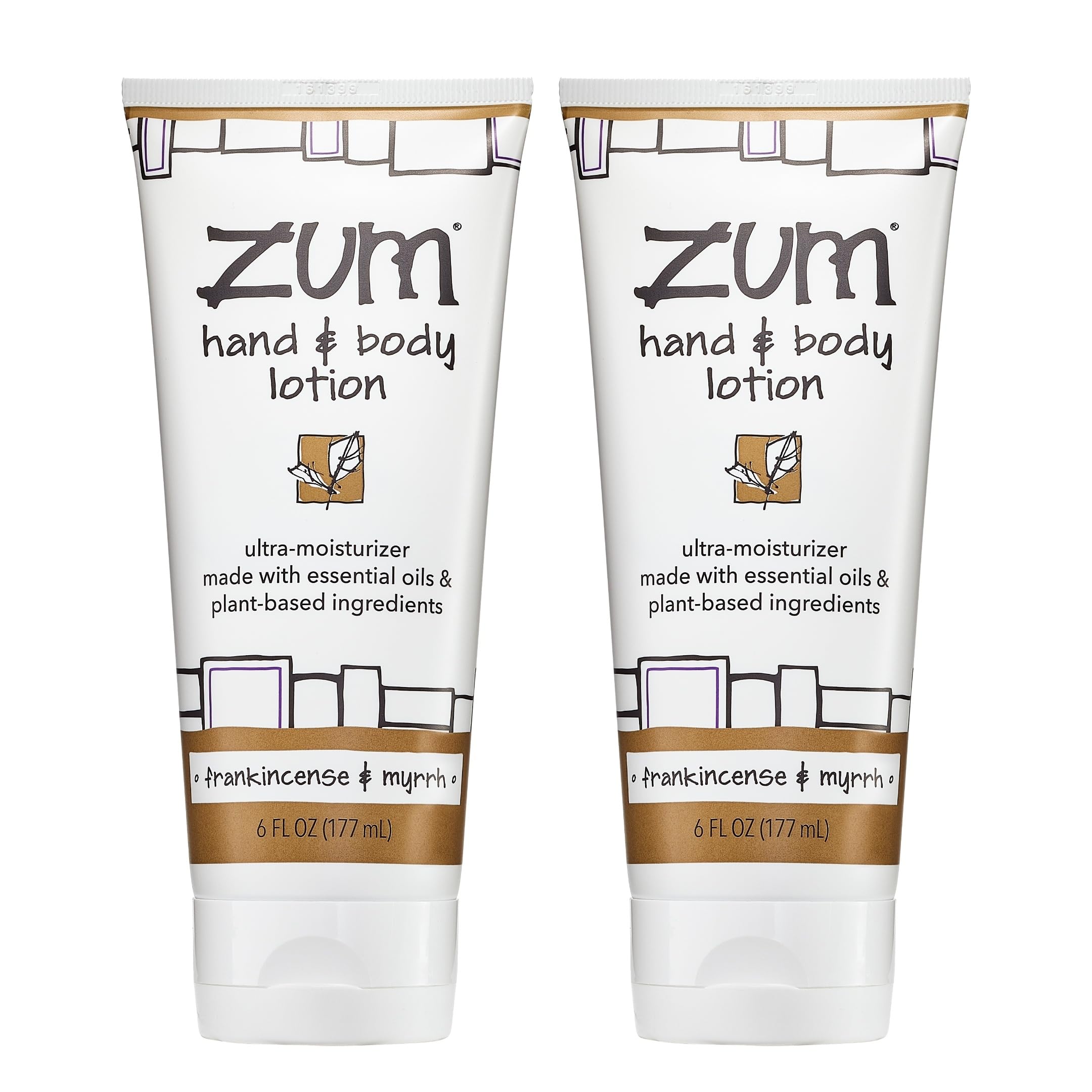 Zum Indigo Wild hand lotion bottle front for smooth skin.