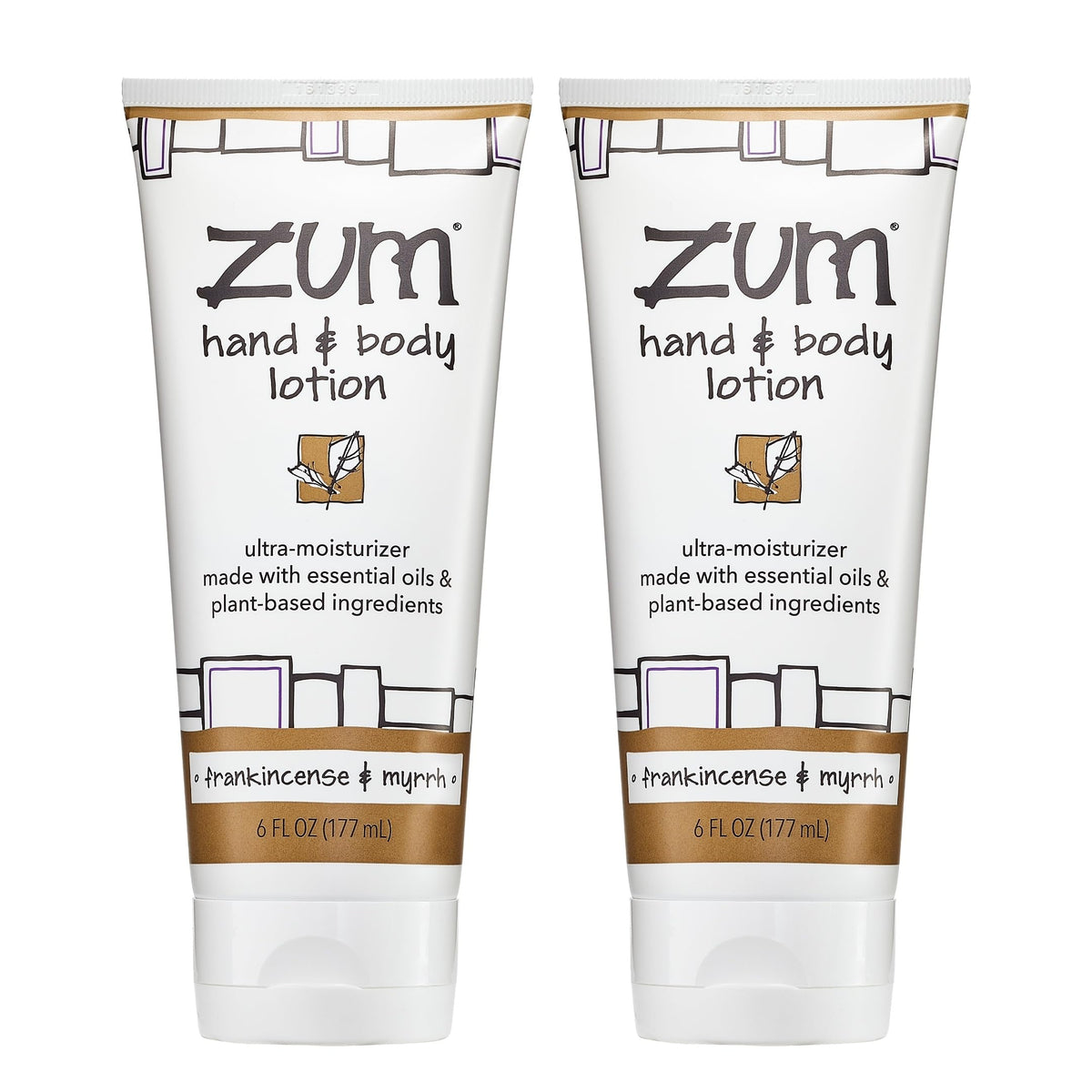 Zum Indigo Wild hand lotion bottle front for smooth skin.