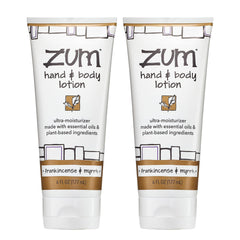 Zum Indigo Wild hand lotion bottle front for smooth skin.