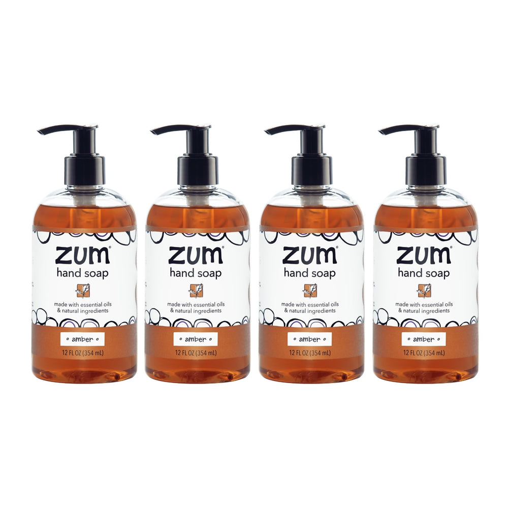 Zum Indigo Wild hand soap bottle front with amber scent for kitchen and bath