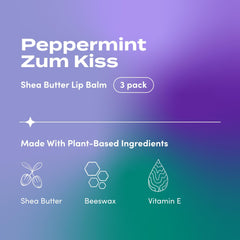 Zum Kiss Stick closeup-ingredients highlighting beeswax and sunflower oil for natural lip hydration