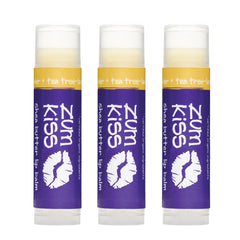 Zum Kiss Stick compact demonstrates portable hydration for on-the-go lips.