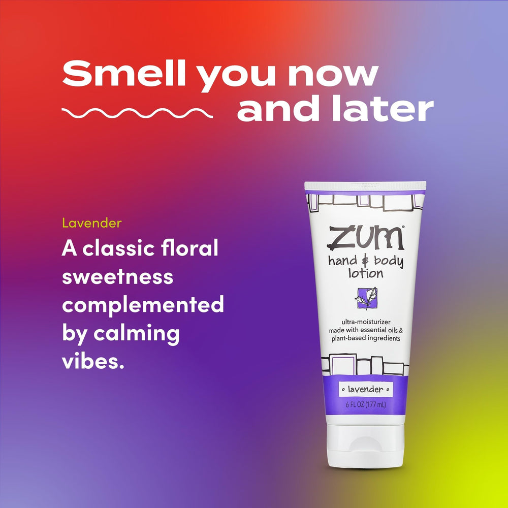 Zum lotion swatch on skin demonstrating rich hydration for dry hands.