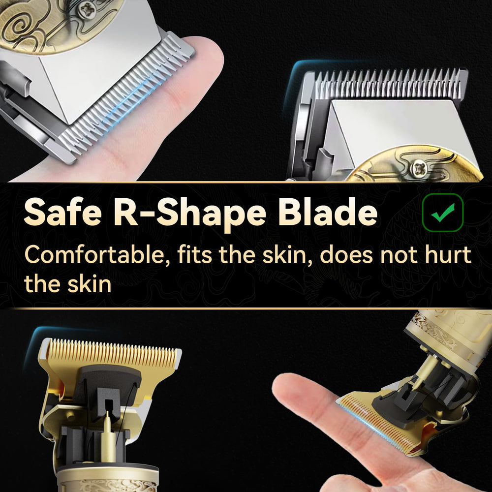 ZUWSUJS cordless grooming in action offers a quiet, comfortable barber-style experience at home.
