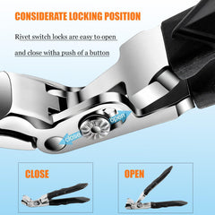 ZVGKE ergonomic long-handle design improves grip and control during trimming.
