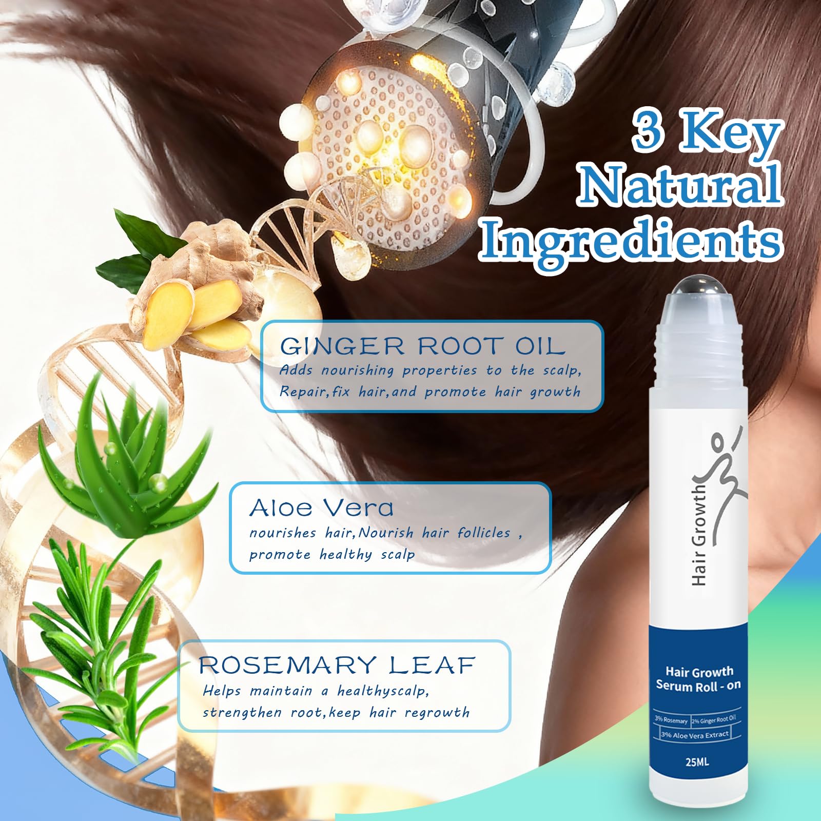 ZVMHSPP Aloe Vera Extract Roll-On shows soothing hydration for sensitive scalps