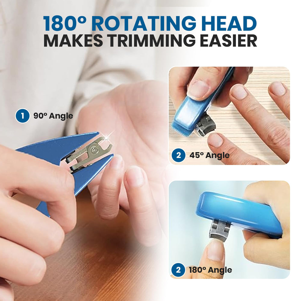 ZW Direct ice blue finish adds aesthetic appeal to daily nail care.