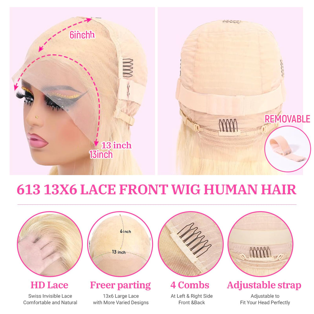 ZyBeidi lace front wig supports free-part or middle-part for personal style shifts.