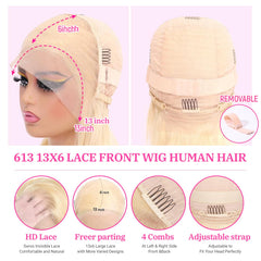 ZyBeidi lace front wig supports free-part or middle-part for personal style shifts.